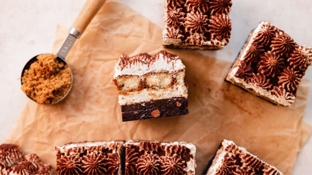 Tiramisu Brownies