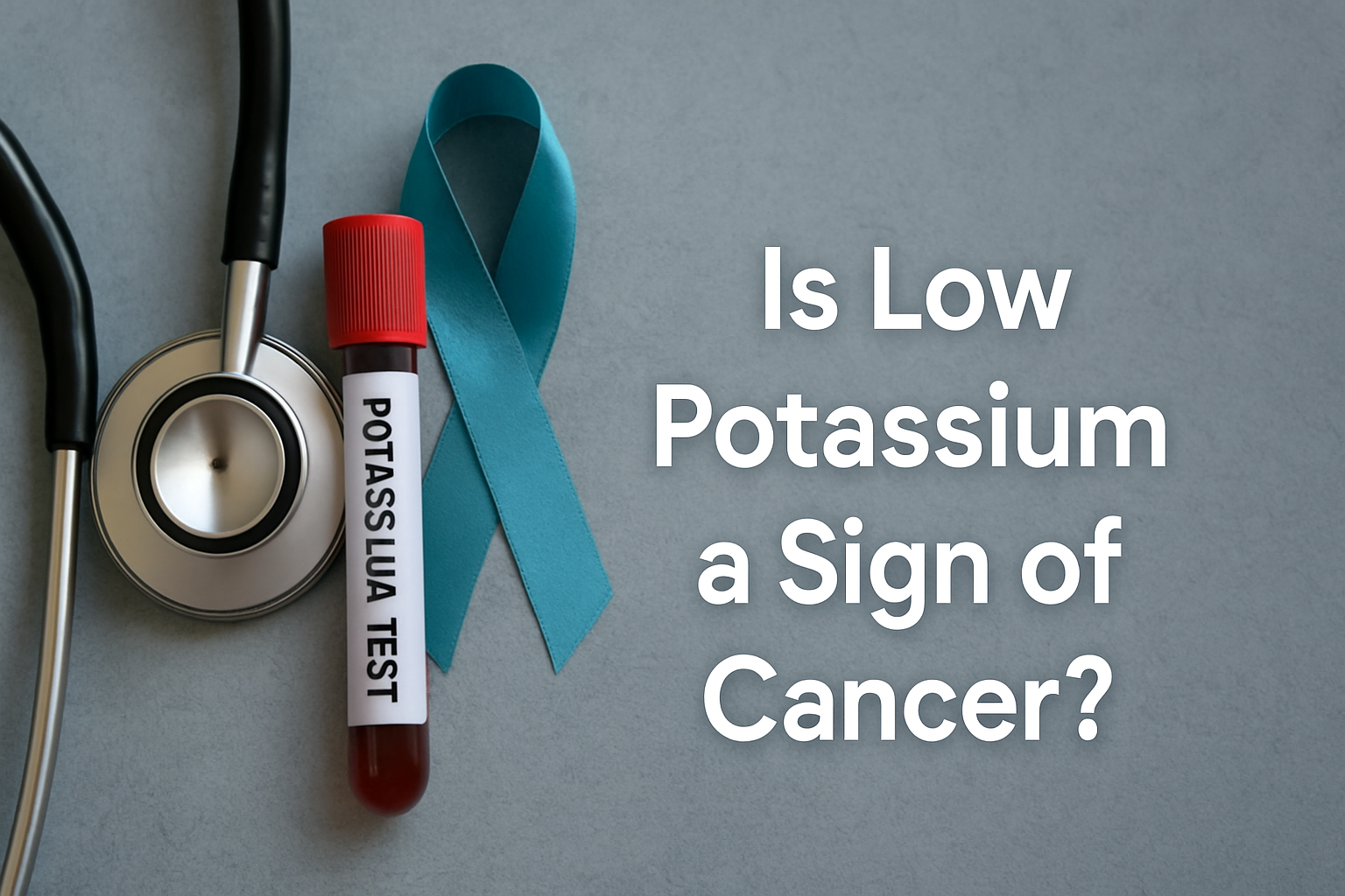 Is Low Potassium a Sign of Cancer?